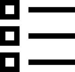 Poster - Hamburger menu flat icons. UI Website design elements. Navigation Icons for Mobile App and User Interface