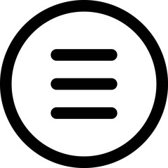 Poster - Hamburger menu flat icons. UI Website design elements. Navigation Icons for Mobile App and User Interface