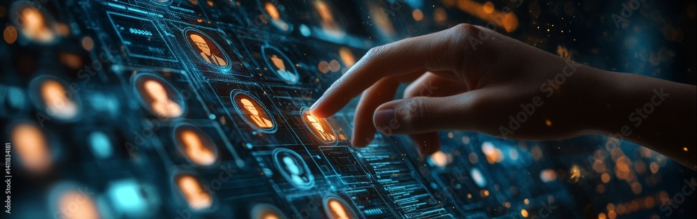Hand Selecting User from Digital Profiles for AI and Digital Decision ...