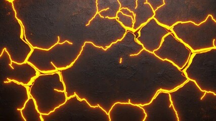 Poster - dark cracked texture with rusty brown details perfect for grunge and abstract backgrounds in modern 