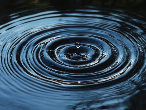 Fluid ripple spins gently on a chromatic moving background