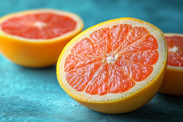 Poster - ai generated beautiful modern photography with creative design, demonstrate citrus fruits