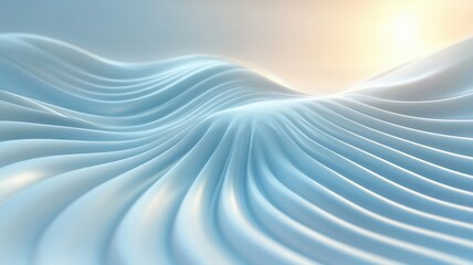 Aufkleber - Elegant abstract design with white white and gracefully wave flowing gold on a movement background, creating a sense of a and fluidity