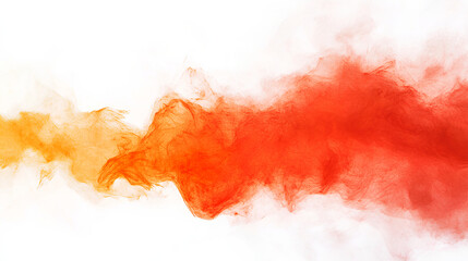 Poster - red orange color wave on white background background design, grainy gradient with vibrant colors flo