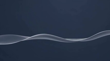 Poster - Dynamic flowing curves on dark background express elegant motion and modern simplicity