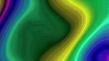 Poster - Vibrant colorful fluid motion with swirling neon patterns in dynamic abstract art