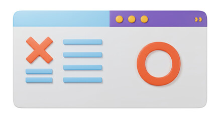 Isolated Browser Window Web Design