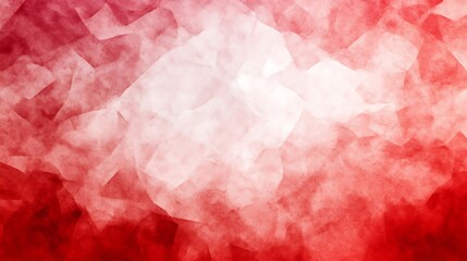 Poster - Artistic red and white textured background with a watercolor or cloud effect