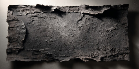 Poster - Dark gray textured surface, rough and uneven, resembling aged paper or stone.  Showcase, ideal for text or logo placement, evokes feelings of antiquity and mystery