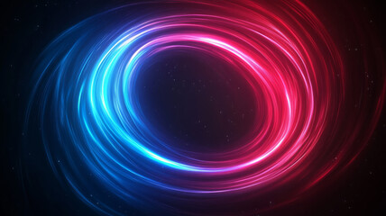 Fototapete - vibrant abstract image featuring swirling red and blue light, creating dynamic visual effect
