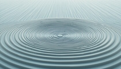 Aufkleber - Rippling water circles tranquil lake nature photography serene environment aerial view fluid dynamics concept for seo impact