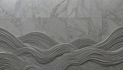 Poster - Dynamic abstract wave design modern art installation contemporary gallery minimalist environment close-up view textured surfaces for enhanced aesthetic appeal