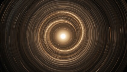Poster - Captivating cosmic journey through a spiral galaxy outer space digital art stunning visuals unique perspective astronomy exploration