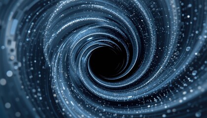 Poster - Exploring the cosmic phenomenon of a spiral galaxy deep space digital artwork dark environment abstract concept