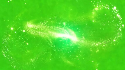 Poster - glitter sparkle animated green screen