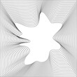 © Iyrin - Square blend line fluid shape. Technology modern design