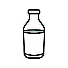 Poster - White Database Icon Against Black Background Illustration
