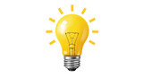 Isolated Light Bulb