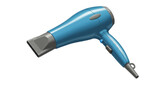 Isolated Blue Hair Dryer