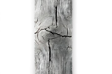 Poster - Unique texture of weathered wood showcasing natural patterns and age from coastal location in the morning light
