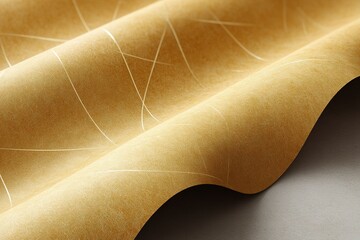 Poster - Elegant textured paper with subtle metallic designs displayed in warm light for creative projects and craft use