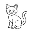 © Sujan Roy - Cute Little Cat Drawing for Kids and Pet Projects