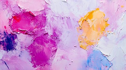 Aufkleber - Vibrant Abstract Paint Texture Blending Soft Pastels and Bold Colors : Generative AI