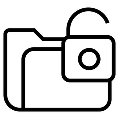 Poster - data breach vector icon