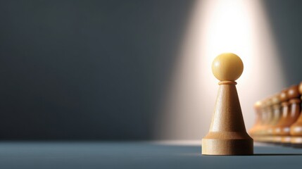 Poster - Individual chess piece captured in detail highlighting its role in strategy and the importance of tactical moves