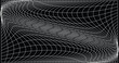 © Isfanity - Background with brutalism style in the form of curved lines like a net and perspective images, will be suitable for designs with a strong style