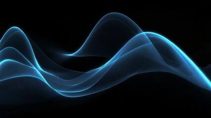 Poster - Waveform Abstraction: Abstract visualization of ethereal waves of light, evoking the sense of energy, fluidity, and the unknown. A stunning composition that speaks to the power of unseen forces.