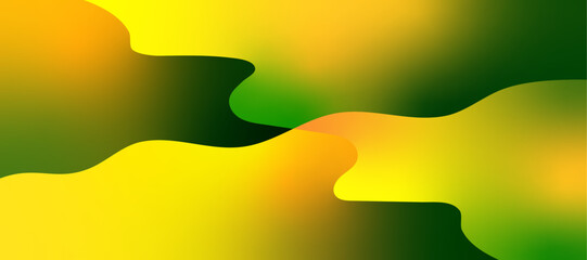 Poster - fluid abstract background with colorful gradient.