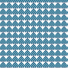 Poster - Fish Scales Patterns design
