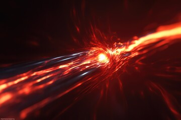 Poster - Abstract fiery vortex