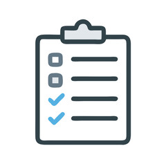 Poster - Checklist Icon Representing Task or To-Do List