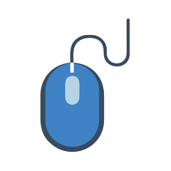 Poster - Computer Mouse Icon Representing Input Device Control