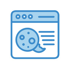 Poster - Cookie Icon Representing Website Cookie Consent