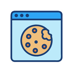Poster - Cookie Icon Representing Website Cookie Consent