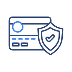 Poster - Credit Card with Checkmark Icon Representing Verification