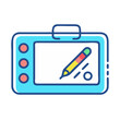 © Mehedi - Drawing Tablet Icon Representing Digital Art Toy