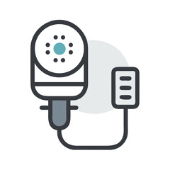 Poster - Microphone Icon Representing Audio Input Device