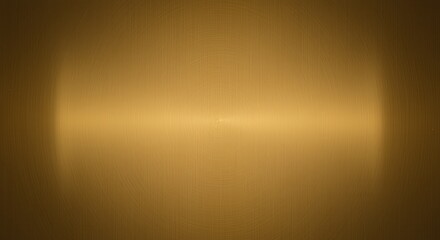 Poster - Textured Gold Surface Background with Circular Brushed Finish Effect