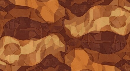 Leinwandbilder - Abstract brown texture design with organic shapes background
