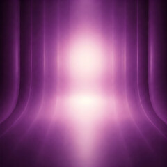 Poster - Purple Abstract Light: A vibrant purple abstract background features a central, bright light source radiating outwards, creating a captivating and energetic visual effect.