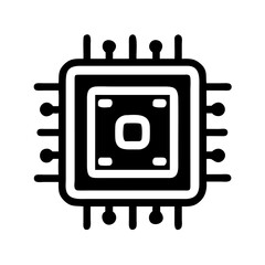 Aufkleber - Processor Icon Representing Central Processing Unit (CPU)