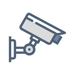 Aufkleber - Security Camera Icon Representing Surveillance Monitoring