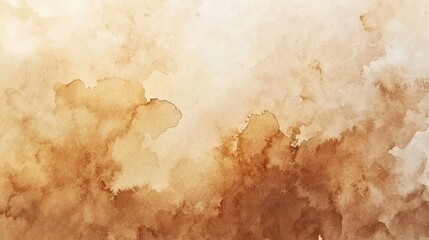 Poster - This artwork features a soft, flowing abstract background in various warm brown shades. The organic shapes create a calming atmosphere, perfect for design projects