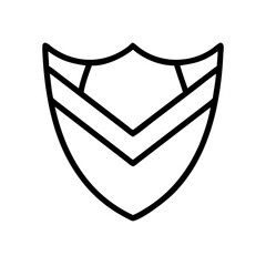 Poster - Shield security protection safety guard defense secure badge icon symbol graphic vector design