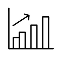 Poster - Business growth chart financial graph diagram increasing success arrow infographic report plan