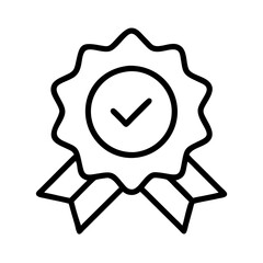 Poster - Premium quality guarantee approved vector icon for certification and award achievement design element